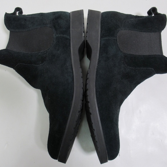 Ugg Men\'s Briscoe Chelsea Boots Suede Leather Black S/N 1016451 Size 11 USA main image 8